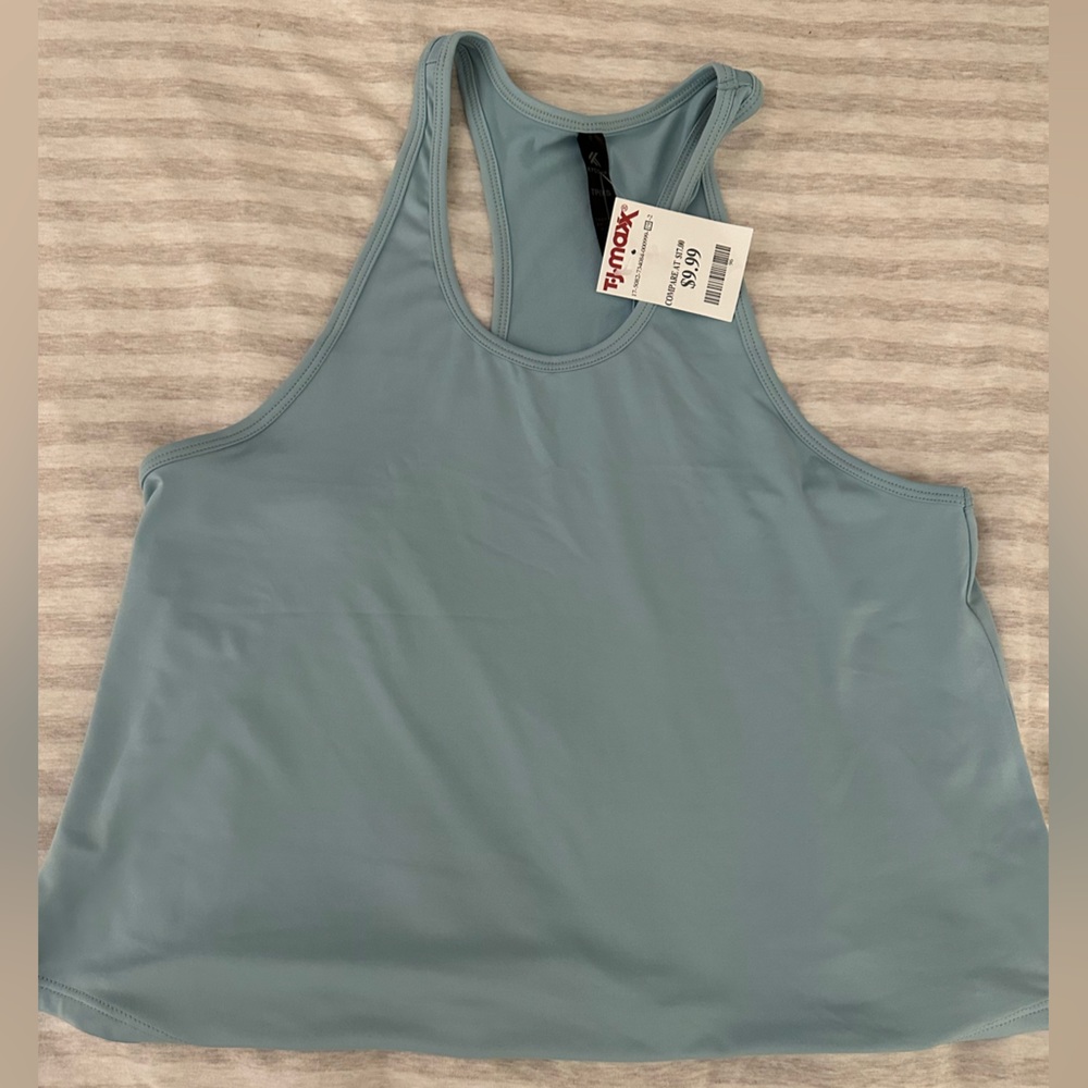 Light blue active wear tank